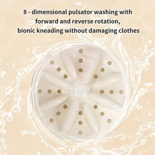 Double-Bucket Mini Washing Machine
